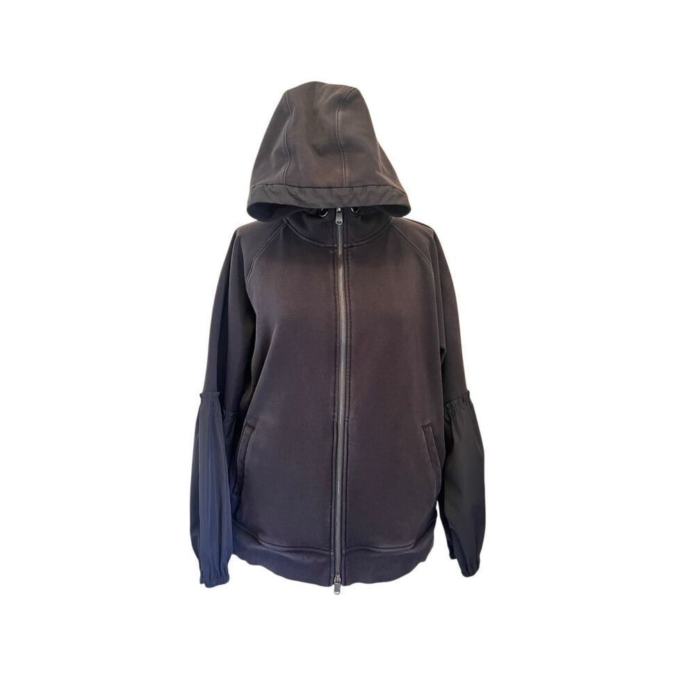 Athleta Women's Fleece Lined On My Way Triumph Full Zip Hoodie Black Size Small